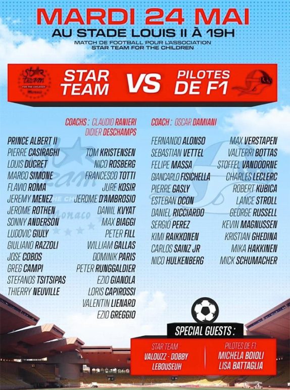 Кими сыграет в футбол в составе Nationale Piloti в Монако 2 f49ac9fa606f423f46b99154c7b7e843